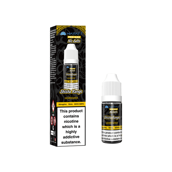 Hayati Shisha Pro Max Nic Salts Box of 10 - Wholesale Price !