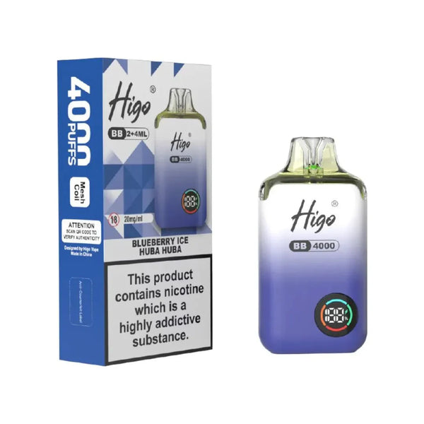 Higo BB4000 Prefilled Vape Pack of 10 - Wholesale Price !