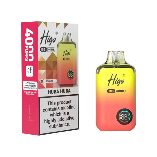 Higo BB4000 Prefilled Vape Pack of 10 - Wholesale Price !