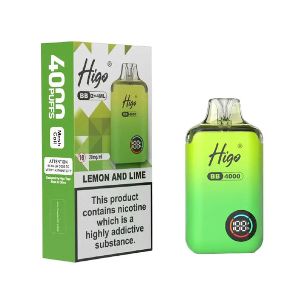 Higo BB4000 Prefilled Vape Pack of 10 - Wholesale Price !