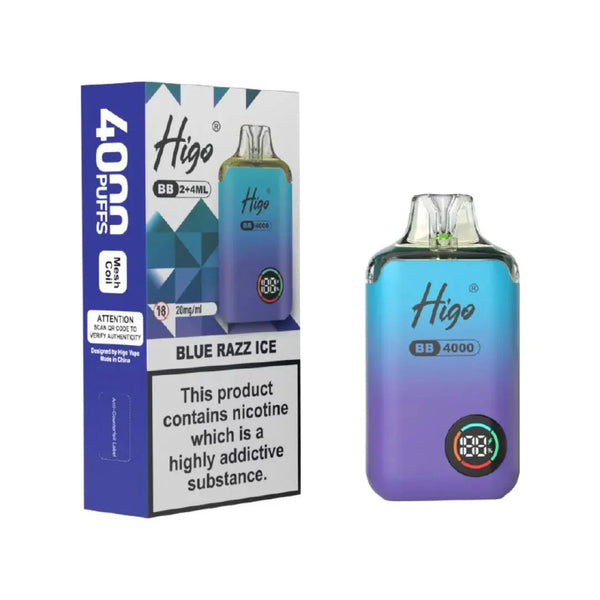 Higo BB4000 Prefilled Vape Pack of 10 - Wholesale Price !