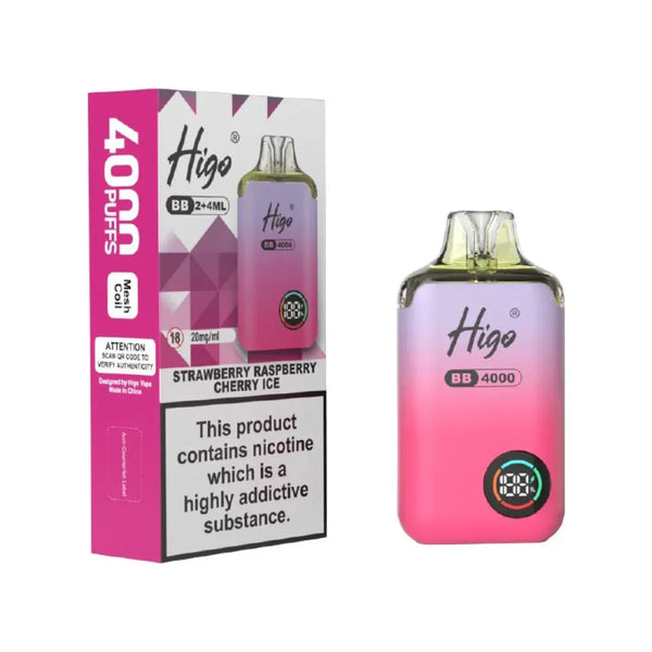 Higo BB4000 Prefilled Vape Pack of 10 - Wholesale Price !