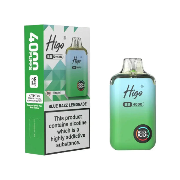 Higo BB4000 Prefilled Vape Pack of 10 - Wholesale Price !