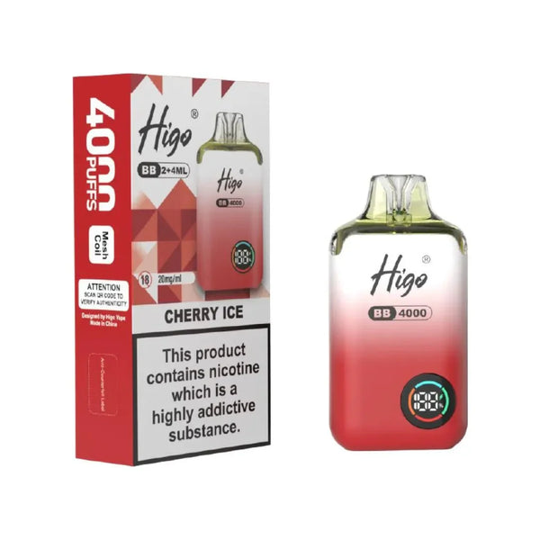 Higo BB4000 Prefilled Vape Pack of 10 - Wholesale Price !