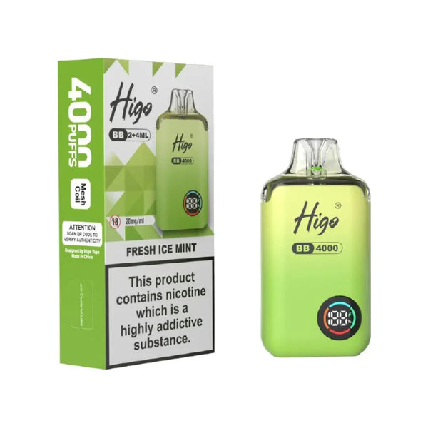 Higo BB4000 Prefilled Vape Pack of 10 - Wholesale Price !