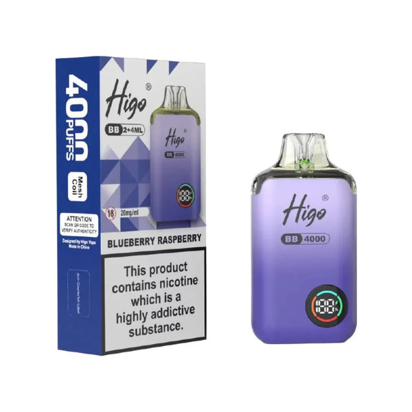 Higo BB4000 Prefilled Vape Pack of 10 - Wholesale Price !