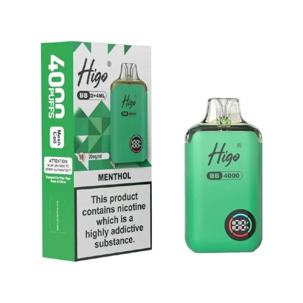 Higo BB4000 Prefilled Vape Pack of 10 - Wholesale Price !