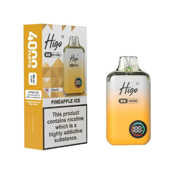 Higo BB4000 Prefilled Vape Pack of 10 - Wholesale Price !