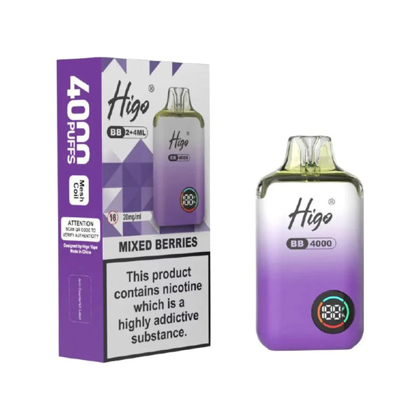 Higo BB4000 Prefilled Vape Pack of 10 - Wholesale Price !