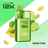 HQD Glow Pro 12k Prefilled vape Pod Kits with Lemon Lime flavour