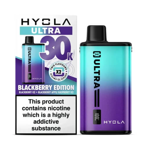 Hyola Ultra 30k Prefilled Pod Vape Kit - Box of 5 - Available In Blackberry Edition Flavour