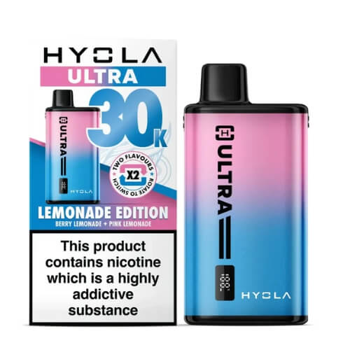 Hyola Ultra 30k Prefilled Pod Vape Kit - Box of 5 - Available In Lemonade Edition