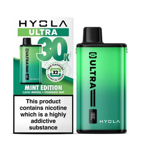 Hyola Ultra 30k Prefilled Pod Vape Kit - Box of 5-Available In Mint Edition Flavour