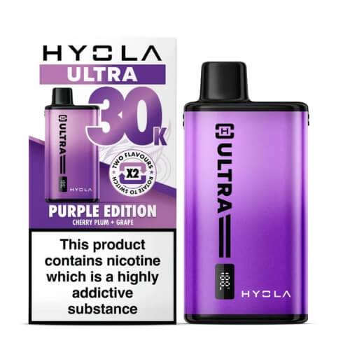 Hyola Ultra 30k Prefilled Pod Vape Kit - Box of 5 - Available In Purple Edition Flavour