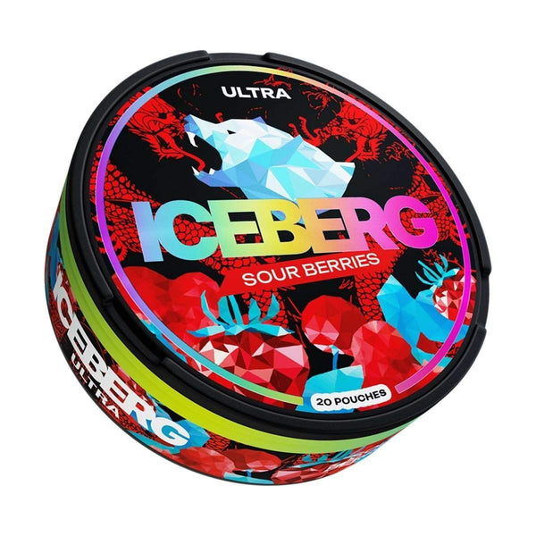 Iceberg Snus 16gr 150mg Pouches - with Sour Berries flavour #Ukvaper-wholesale#
