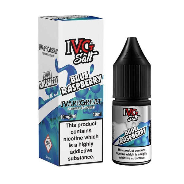 IVG 10ml Nic Salt E Liquid, Blue Raspberry Flavour
