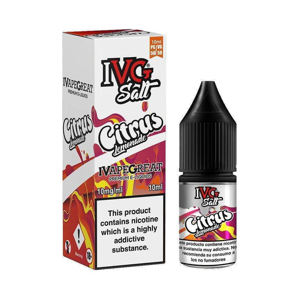 IVG 10ML Nic Salt E Liquid, Citrus Flavour