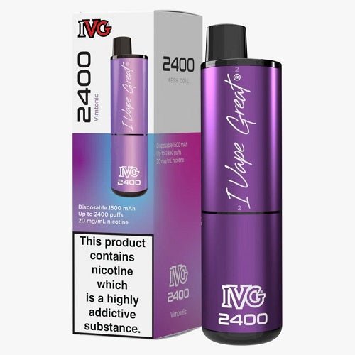 IVG 2400 Disposable Vape Pod Device - Box of 5