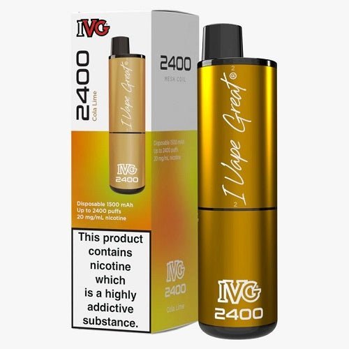 IVG 2400 Disposable Vape Pod Device - Box of 5