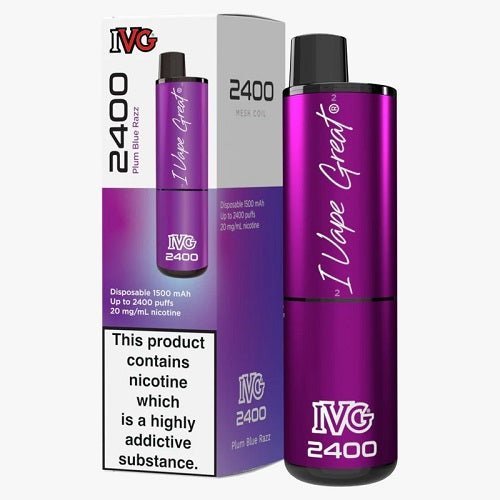 IVG 2400 Disposable Vape Pod Device - Box of 5