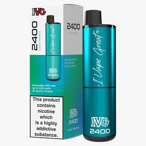 IVG 2400 Disposable Vape Pod Device - Box of 5