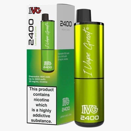 IVG 2400 Disposable Vape Pod Device - Box of 5