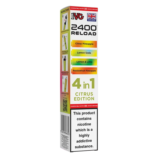 IVG 2400 4in1 Multi Flavour Edition Prefilled Pods