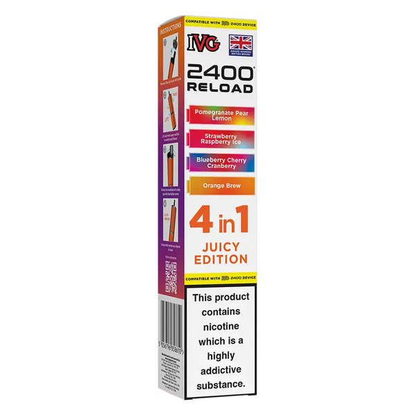 IVG 2400 4in1 Multi Flavour Edition Prefilled Pods