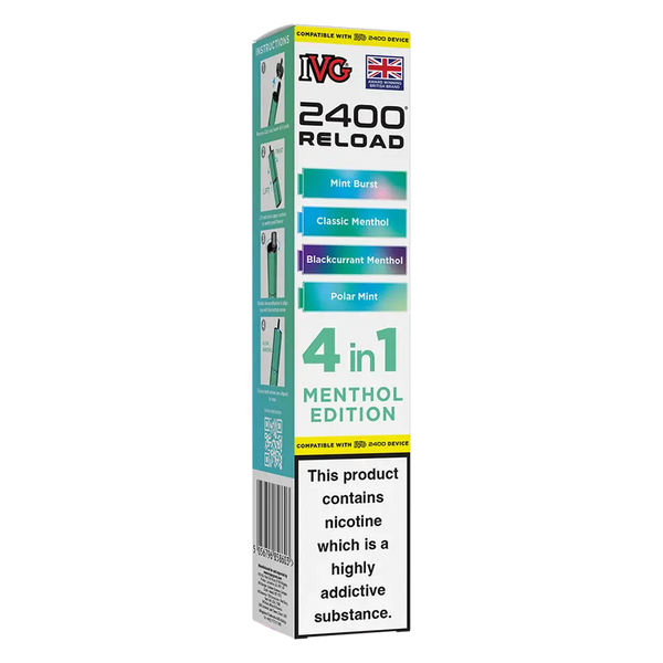 IVG 2400 4in1 Multi Flavour Edition Prefilled Pods