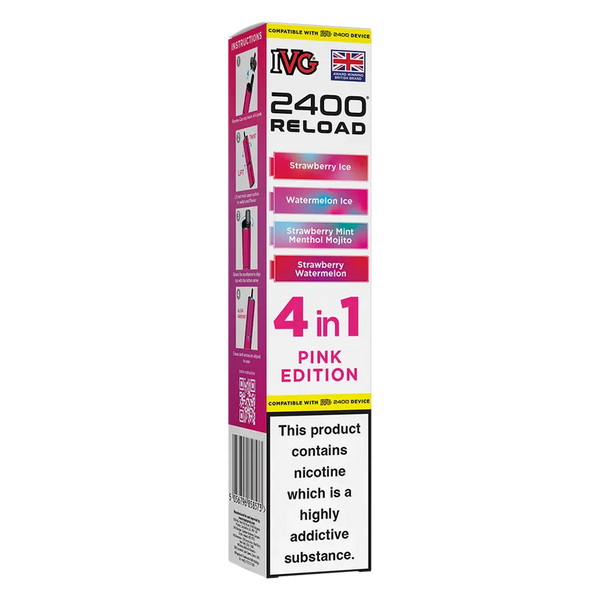 IVG 2400 4in1 Multi Flavour Edition Prefilled Pods