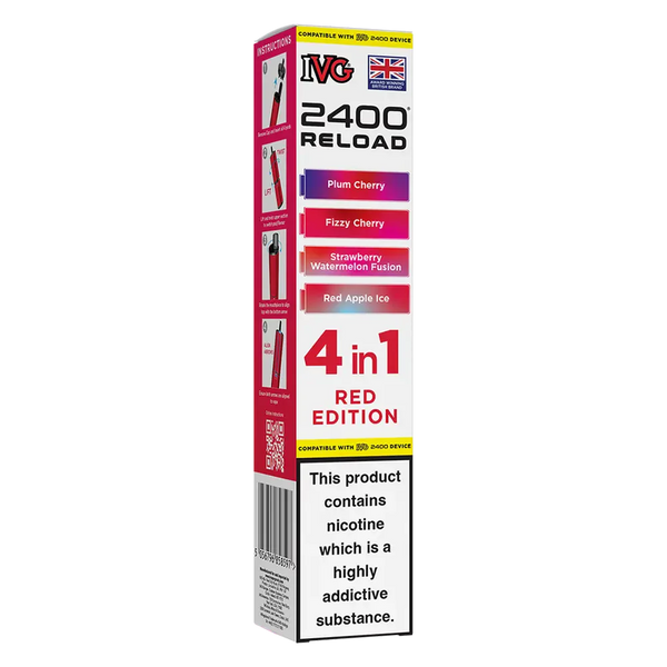 IVG 2400 4in1 Multi Flavour Edition Prefilled Pods