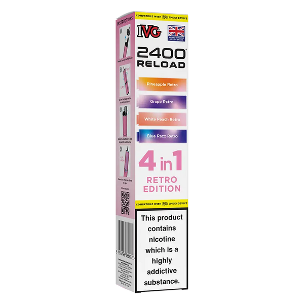 IVG 2400 4in1 Multi Flavour Edition Prefilled Pods