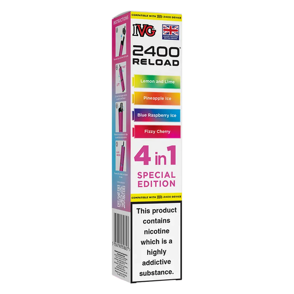 IVG 2400 4in1 Multi Flavour Edition Prefilled Pods