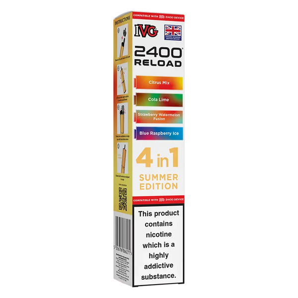 IVG 2400 4in1 Multi Flavour Edition Prefilled Pods