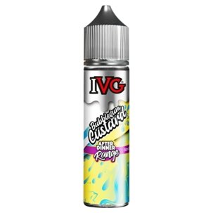 IVG After Dinner Range 50ml Shortfill E Liquid, Bubblegum Custard Flavour