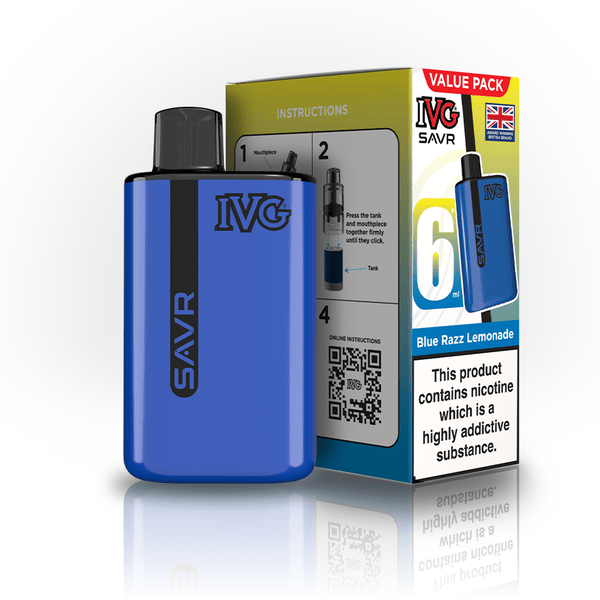 IVG SAVR 3000 Disposable Starter Vape - Pack of 5 - Flavour