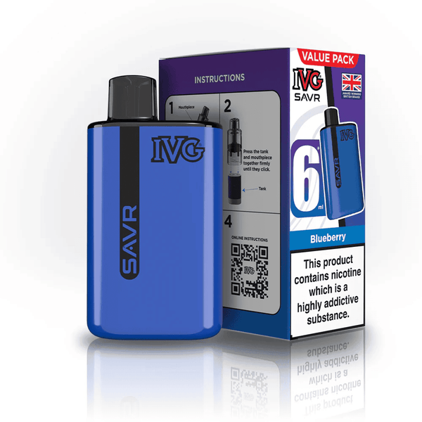 IVG SAVR 3000 Disposable Starter Vape - Pack of 5 - Flavour
