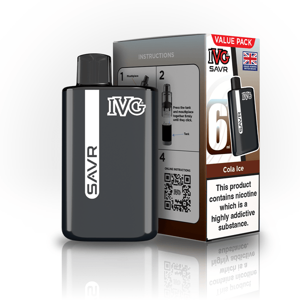 IVG SAVR 3000 Disposable Starter Vape - Pack of 5 - Flavour