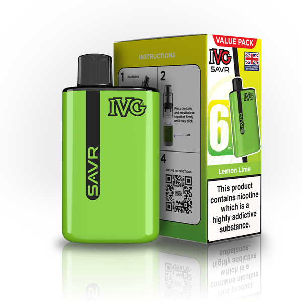 IVG SAVR 3000 Disposable Starter Vape - Pack of 5 - Flavour