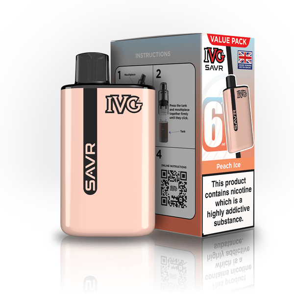 IVG SAVR 3000 Disposable Starter Vape - Pack of 5 - Flavour