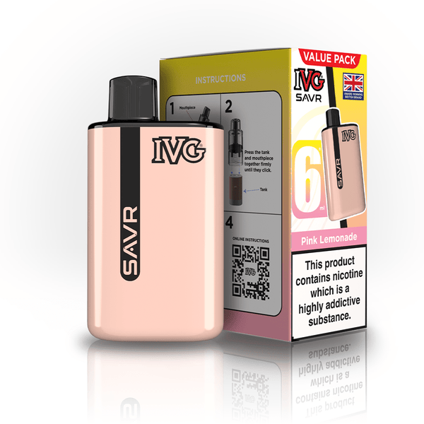 IVG SAVR 3000 Disposable Starter Vape - Pack of 5 - Flavour