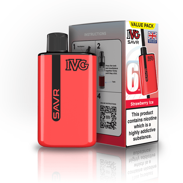 IVG SAVR 3000 Disposable Starter Vape - Pack of 5 - Flavour
