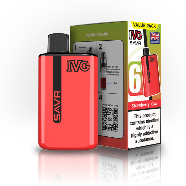 IVG SAVR 3000 Disposable Starter Vape - Pack of 5 - Flavour