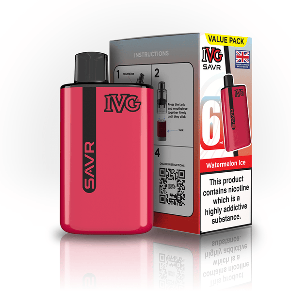 IVG SAVR 3000 Disposable Starter Vape - Pack of 5 - Flavour