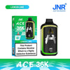 Image of JNR ACE 36k Prefilled Vape Pod Kit Box of 5,Lemon Lime Flavour
