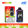 Image of JNR ACE 36k Prefilled Vape Pod Kit Box of 5, Blueberry Pomegranate Ice