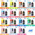 Repetive Displsay of JNR ACE 36k Prefilled Vape Pod Kit Box of 5