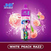 JNR Alien Max 18000 Disposable Vape Box of 10 with White Peach Razz flavour