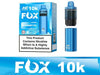 Image Of JNR Fox 10K Puffs Prefilled Pod Vape Kit - Box Of 5 With Flavour BlueBerry Ice