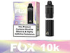 Image Of JNR Fox 10K Puffs Prefilled Pod Vape Kit - Box Of 5 With Flavour Cola Lemon